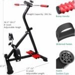 Pedal Exerciser Bike Hand Arm Leg and Knee Peddler Adjustable Fitness Equipment for Seniors, Elderly Home Dual Pedal Exercise Bike for Total Body - Great Gift for Elderly Rehab - Image 3