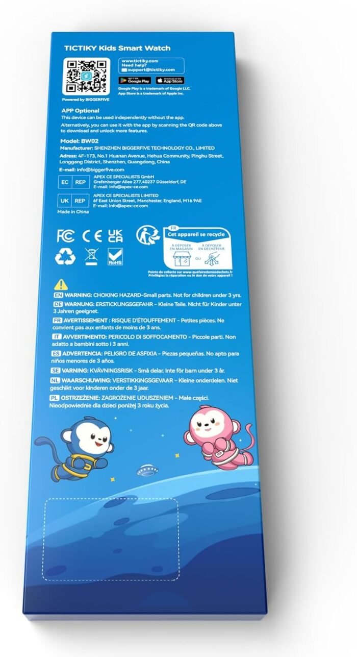 Kids Watch for Boys 5-12, Kids Smart Watch Fitness Tracker Pedometer, No Phone Needed, Puzzle Games with Parental Control, IP68 Waterproof, Heart Rate, Sleep Monitor, Step Counter, 80 Sports - Image 11