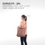 adidas All Me Tote for Women, Large Crossbody Bag with Shoulder Strap, Alumina Beige/Grey Four/2.0 - Image 7