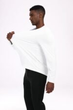 Men's UPF 50+ Long Sleeve Tee Shirts UV Sun Protection Quick Dry Tee Shirt Swim Athletic Running Workout - Image 7