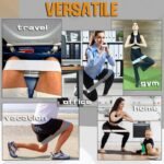 Bands for Men & Women - Hip and Long Fabric Resistance Bands Sets - Ideal for Working Out - Total Body - Legs - Arms - Booty - Glutes - Durable, Non-Slip, Comfort Fit - Aids in Injury Recovery - Image 4