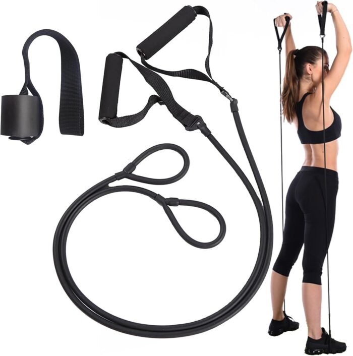 Resistance Band Set,Pull Up Exercise Bands Door Anchors Compatible with Billy's Bootcamp Tae Bo,Weight Loss,Strength Home Workouts Training,Physical Therapy,Yoga,Pilates. - Image 2