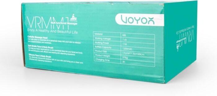 VOYOR Electric Cellulite Massager, Body Sculpting Machine for Arms, Belly, Legs, Waist, Buttocks, 3 Strengths for Body Cleaning and Deep Tissue Cellulite Massage, IPX7 Waterproof & Cordless VRMM1-NEW - Image 11