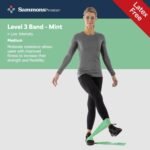 Sammons Preston Resistance Bands for Working Out, Non-Latex Exercise Bands, Resistance Bands for Physical Therapy, Improve Strength & Flexibility, Stretch & Tone Major Muscles, 5pk - Image 5