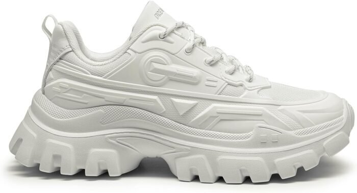 DREAM PAIRS Women Chunky Fashion Sneakers Platform Bold Lace-Up Comfortable Sneakers. - Image 4