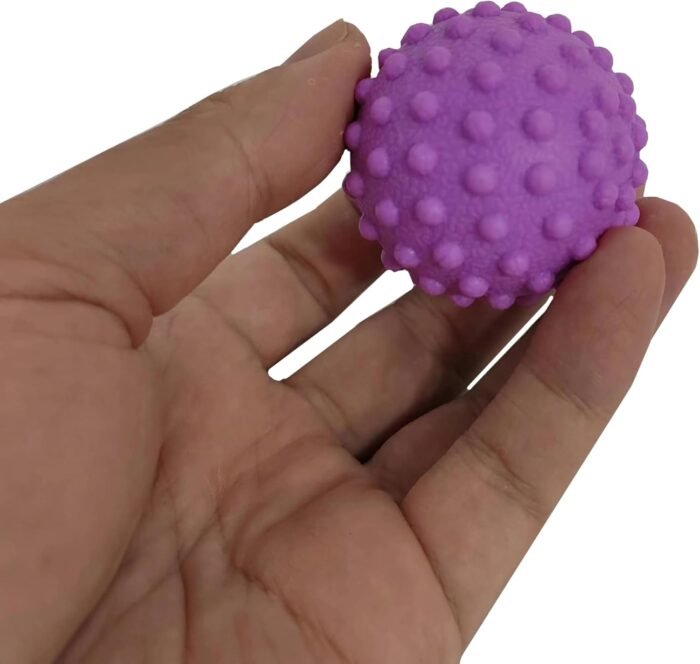 NGT new guide steps Fascia Ball, TPR Massage Ball Suitable for Relaxing Muscles, Restoring Fascia, and Improving Body Condition for All Parts of The Body. (Purple) - Image 7