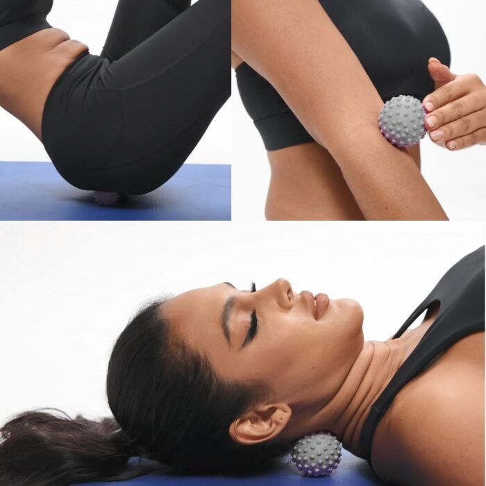NGT new guide steps Fascia Massage Ball, Suitable for Relaxing Muscles, Restoring Fascia, and Improving Body Condition for All Parts of The Body. (Black) - Image 5