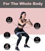 Loop Bands & Stretch Bands for Strength & Muscle Toning, Designed for Intermediate & Advanced Athletes, Color-Coded Resistance with Carry Pouches for Workout, Yoga & Pilates - Image 3
