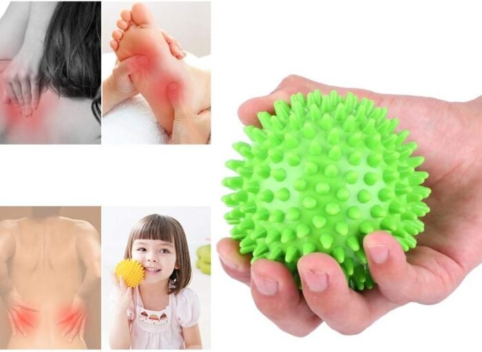 ZJchao Massage Balls, 7.5cm/9cm Muscle Soreness Massager Ball, for Deep Tissue Back Massage, Rubber Balls for Pain Relief & Plantar Fasciitis(3#) - Image 4