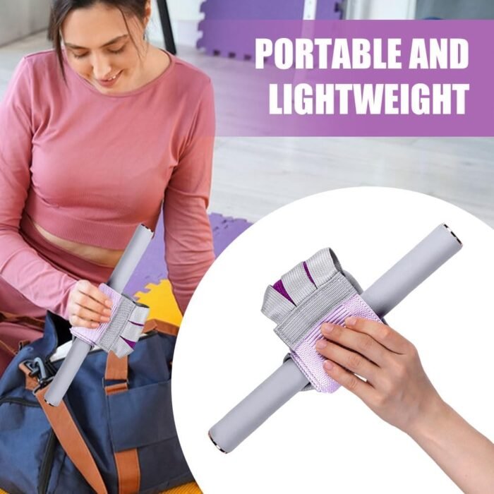 Fabric Resistance Band with Handles – Non-Slip Pedal Puller for Sit Ups & Full Body Strength Training, Portable Stretch Bands for Leg, Arm & Core, Workout Equipment for Women - Image 5
