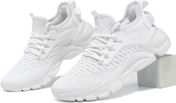 Womens Running Tennis Shoes Slip on Ladies Walking Fashion Athletic Sneakers Work Gym Comfort Lightweight Mesh Soft Sole - Image 8
