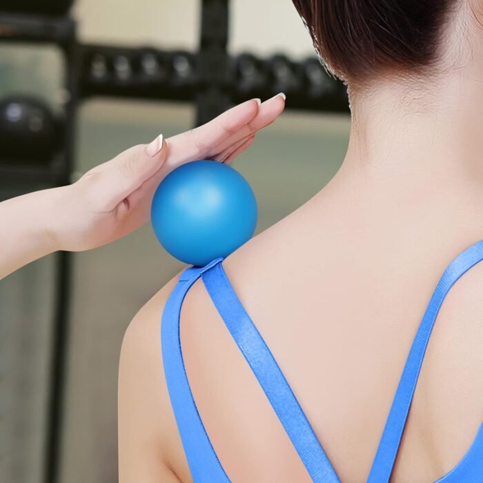Toplive Silicone Massage Ball, 2 Pack Lacrosse Massage Ball & Single Roller Massage Ball, Physical Therapy Tool for Feet Neck Back Calves Achilles Shoulders, Relieving Muscle Pain Massage Ball - Image 6