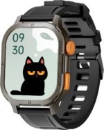 Smart Watch, Activity Tracker, Heart Rate Monitor, Voice Control, Notifications, Cycle Tracking, Time Display, Phone Call, Alarm Clock 2.13‘’ AMOLED 5ATM Waterproof 45mm N M (Tactical, Black) - Image 2