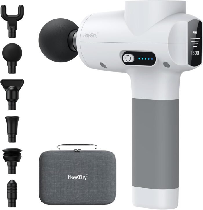 Deep Tissue Massage Gun,Percussion Massage Gun for Pain Relief,Professional Muscle Massager for Athletes & Home Gym, Handheld Portable Back Massager with 5 Speed,2025 Fathday's Gifts - Image 2