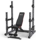 PASYOU Squat Rack for Home Gym with Max Load 1800 lbs for Bumpers and 600 lbs for J Hooks (Model:SR30) - Image 9