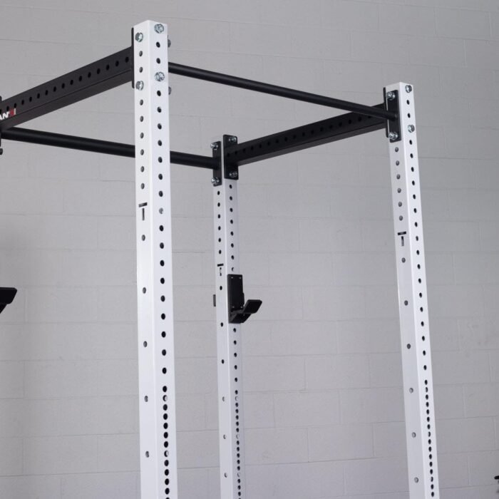 Titan Fitness X-3 Series 90" Orange Bolt-Down Power Rack, 36" Depth, Rackable 1650 LB Cage, 1.25" and 2" Pull Up Bars, Standard J-Hooks, Weight Plate Holders, Weightlifting and Strength Training - Image 4