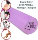Small Size Low-Medium Density EVA 4 Inch Foam Roller for Back &Leg Pain; Sore Muscle Recovery; Trigger Point Massage Roller Ø3.75x18inch Physical Therapy; Helps as Spine Cracker Stretcher - Image 7