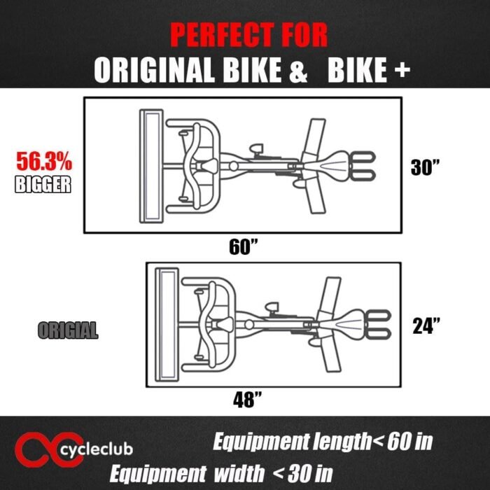 Bike Mat Compatible with Peloton Bike,Elliptical,Treadmill Mat, 6mm Thick, Under Exercise Bike Trainer Pad for Indoor Stationary Spin Bike Gym Equipment Hardwood Floor Carpet Protector - Image 5