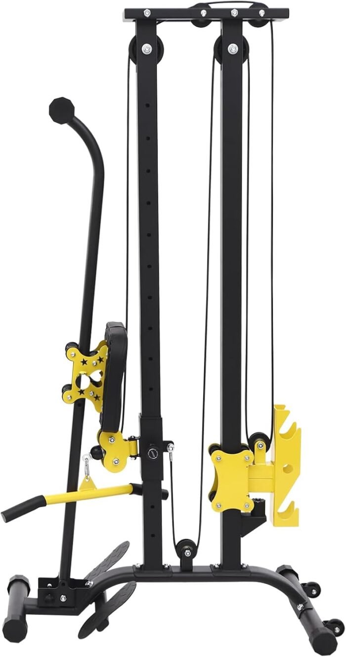 Multi-Function Power Rack, 220.46LBS Capacity Power Rack, Heavy Duty Strength Training Fitness Equipment, for Garage & Home Gym, Black - Image 10
