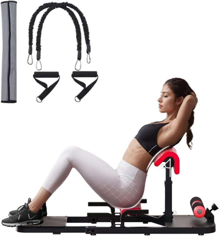 Hip Thrust & Squat Machine for Home – Multi-Function Glute Builder, Leg & Core Strengthening Equipment – Adjustable Sissy Squat, Hip Thrusts, Squat Assist Machine for Home Gym - Image 2