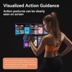 Smart Adjustable Dumbbell Set - Pair with Stand - Quick Adjustment, Secure Grip - Compact Home Gym Training Dumbbells for Men & Women with Voice Reminder & Motion Sensing Functions - 25LB - Image 6