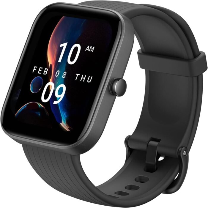 Amazfit Refurbished BIP 3 Pro Smart Watch for Men and Women, GPS, 14-Day Battery, Health and Fitness Watch with Heart & Sleep Tracking, 5 ATM Water-Resistance Renewed(Black) - Image 2