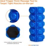 ProStretch Hexi Mini Travel Textured Foam Roller for Deep Tissue Muscle Massage and Myofascial Trigger Point Release - Image 3