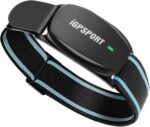 iGPSPORT Heart Rate Monitor Armband HR70, Bluetooth 5.0 ANT+ arm Heart Rate Monitor, 65H Battery Life and HR Zone LED Indicator (Black) - Image 2