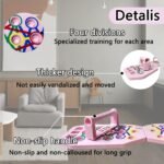 Push Up Board for Women, 28 in 1 Push up Board Pink Workout Equipment Multi-Functional Pushup Stands System Fitness Floor Chest Muscle Exercise - Image 5