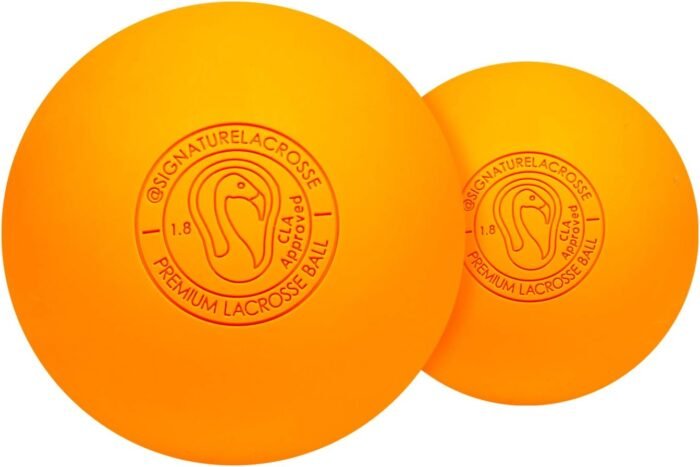 Signature Lacrosse Ball Set - Packs of 2, 4, 8, 12, and 120 - No Chemical Smell Massage Balls, Myofascial Release Tools, Back Roller, Muscle Knot Remover - Image 2