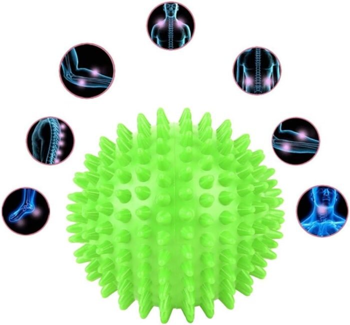 ZJchao Massage Balls, 7.5cm/9cm Muscle Soreness Massager Ball, for Deep Tissue Back Massage, Rubber Balls for Pain Relief & Plantar Fasciitis(3#) - Image 3