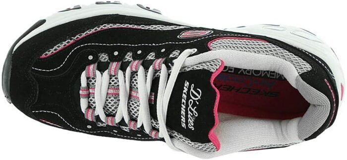 Skechers Women's D'Lites-Life Saver Memory Foam Lace-up Sneaker - Image 4