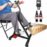 Pedal Exerciser Bike Hand Arm Leg and Knee Peddler Adjustable Fitness Equipment for Seniors, Elderly Home Dual Pedal Exercise Bike for Total Body - Great Gift for Elderly Rehab - Image 2