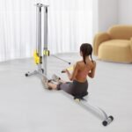 Multi-Function Power Rack, 220.46LBS Capacity Power Rack, Heavy Duty Strength Training Fitness Equipment, for Garage & Home Gym, Silver - Image 5