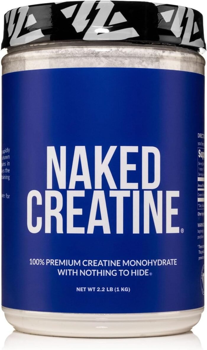 NAKED Pure Micronized Creatine Monohydrate – 200 Servings, 1,000g Bulk – Vegan, Non-GMO, Gluten & Soy Free - Muscle Building, Strength Training, Gym & Fitness Supplement - Image 2