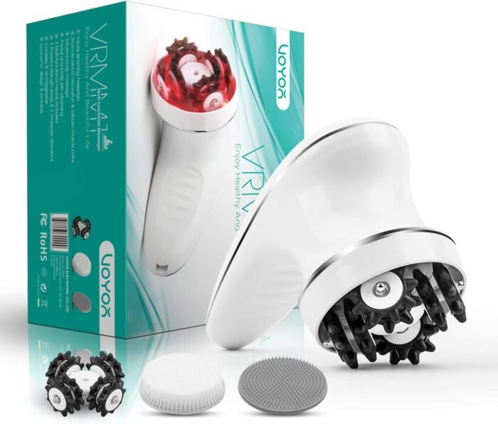 VOYOR Electric Cellulite Massager, Body Sculpting Machine for Arms, Belly, Legs, Waist, Buttocks, 3 Strengths for Body Cleaning and Deep Tissue Cellulite Massage, IPX7 Waterproof & Cordless VRMM1-NEW - Image 2