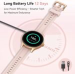Fitpolo Smart Watches for Women (2 Bands), 1.27" Stylish Smartwatch, IP68 Waterproof Fitness Tracker with Bluetooth Calls (Make/Answer), Heart Rate/SpO2/Sleep Monitor, 7 Days Battery - Pink - Image 7