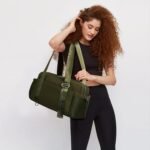 WLLWOO Small Gym Bag for Women with Wet Pocket, Mini Travel Duffle Tote Bag, Lightweight Workout Sports Bag for Dance Yoga Weekends - Image 9