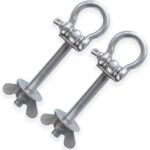 Versatile Gym Equipment Attachments - O-Ring Attachment for Power Rack, Perfect for Resistance Band Workouts for 0-3 in Power Rack (2 Pack) - Image 2
