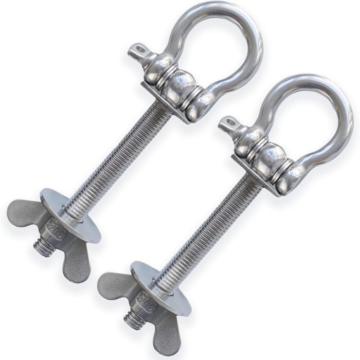 Versatile Gym Equipment Attachments - O-Ring Attachment for Power Rack, Perfect for Resistance Band Workouts for 0-3 in Power Rack (2 Pack) - Image 2