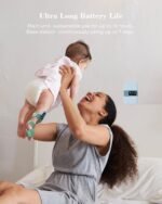 Babytone Baby Sleep Monitor with Base Station- Smart Sleep Sock, Tracking Heart Rate, Avg O2 and Movement, Wearable Baby Oxygen Foot Monitor with Bluetooth and APP, for 0-36 Months Newborn - Image 8