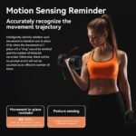 Smart Adjustable Dumbbell Set - Pair with Stand - Quick Adjustment, Secure Grip - Compact Home Gym Training Dumbbells for Men & Women with Voice Reminder & Motion Sensing Functions - 25LB - Image 4