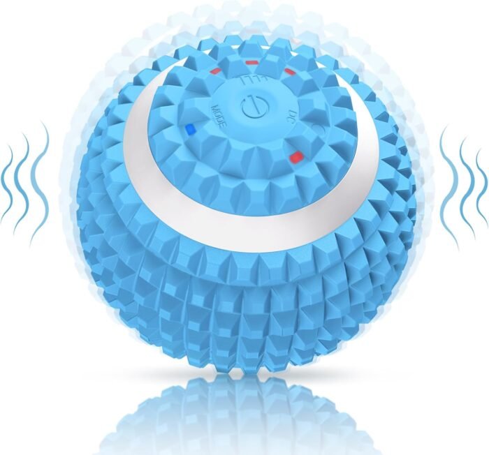 Uppye Vibrating Massage Ball for Pain Relif, Lacrosse Balls Deep Tissue Trigger Point Therapy for Plantar Fasciitis Pain Relief, Muscle Pain for Myofascial Release Ball - Image 2