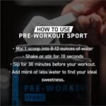 Kaged Sport Pre Workout Powder for Men & Women, Glacier Grape, Sport Certified, 188mg Caffeine, Nitric Oxide Supplement, Beta Alanine for Energy, Weightlifting, Cardio Endurance, Strength, 20 Servings - Image 8
