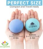 Physical Massage Therapy Ball Set - Ideal for Yoga, Deep Tissue Massage, Trigger Point Therapy and Myofascial Release Physical Therapy Equipment - Image 5