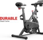 DeerRun Exercise Bike, Indoor Cycling Bike Brake Pad/Adjustable Magnetic Stationary Bike with App, Low Noise Workout Bike for Home Cardio 300lbs Weight Capacity with Pad Mount & LCD Monitor - Image 7