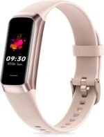 Fitness Tracker with 24/7 Heart Rate, Blood Oxygen Blood Pressure Sleep Monitor, Activity Trackers 5 ATM Waterproof,Step Calorie Counter Pedometer Health Smart Watch for Women Men Pink - Image 2