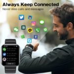 Smart Watch Smartwatch Activity Tracker 2024 Fashion Bluetooth Sports Watch for iOS Android Phones with Sleep/Blood Pressure/Health Monitor/Pedometer IP67 Waterproof - Image 5