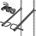 SELEWARE Adjustable Lever Arms Heavy Duty Jammer Arms for 2'' x 2'' and 3'' x 3''Power Racks Rated 600 lbs Per Arm for Strength Training Home Gym Workout Attachments Compatible with 2" Olympic Plates - Image 2