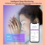 Smart Ring for Women,Fitness Tracker with Heart Rate,Blood Oxygen,Blood Pressure,Sleep Monitoring,Step Counting,IP68 Waterproof for iPhone and Android,No Subscription Fee (Enamel Rose Gold, 7#) - Image 5